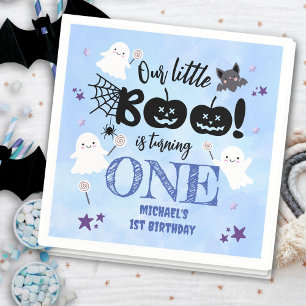 Serviette En Papier Petit Boo ! Cute Boy Halloween Éffrayant 1er anniv