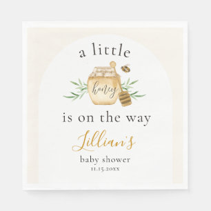 Serviette En Papier Petit Chéri En Route Arche pour Baby Shower Abeill