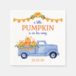 Serviette En Papier Petit Citrouille Baby shower garçon serviettes