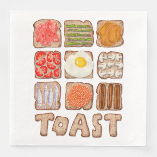 Serviette En Papier Petit-déjeuner Papier Toast Naples