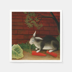 Serviette En Papier Petit lapin mignon (animal de compagnie) (Henri Ro