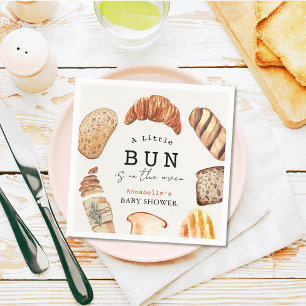Serviette En Papier Petit Pain au Four Boulangerie Pâtisserie Baby Sho