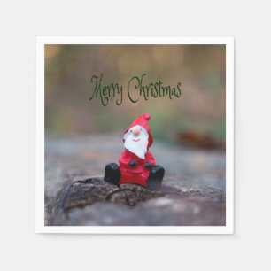 Serviette En Papier Petit Père Noël Clause Joyeux Noël