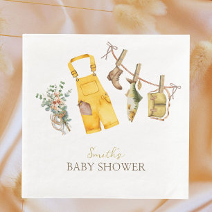 Serviette En Papier Petite Baby shower pêcheur papier serviettes