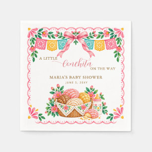 Serviette En Papier Petite Concha En Route Fête Prénatale Mexicaine