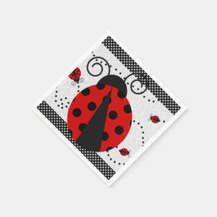 Serviette En Papier Petite dame Baby shower serviettes