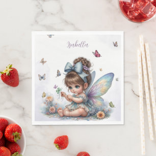 Serviette En Papier Petite fée adorable