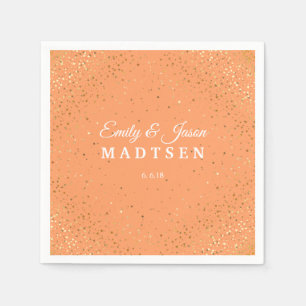 Serviette En Papier Petite Golden Stars Papier Mariage