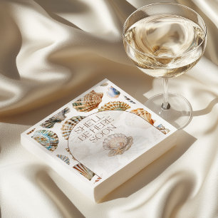 Serviette En Papier Petite Perle Sous La Mer Vous Bientôt Baby Shower