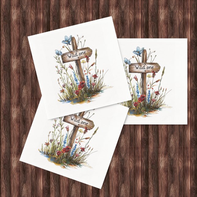 Serviette En Papier Petite Sauvageonne (Créateur téléchargé)
