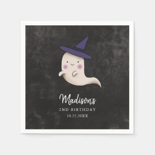 Serviette En Papier Petites filles Boo Halloween fête d'anniversaire