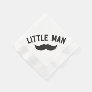 Serviette En Papier Petites serviettes de partie de moustache d'homme