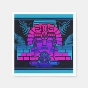 Serviette En Papier Pharaon Synthwave