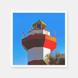 Serviette En Papier Phare de Hilton Head Island Harbour Town
