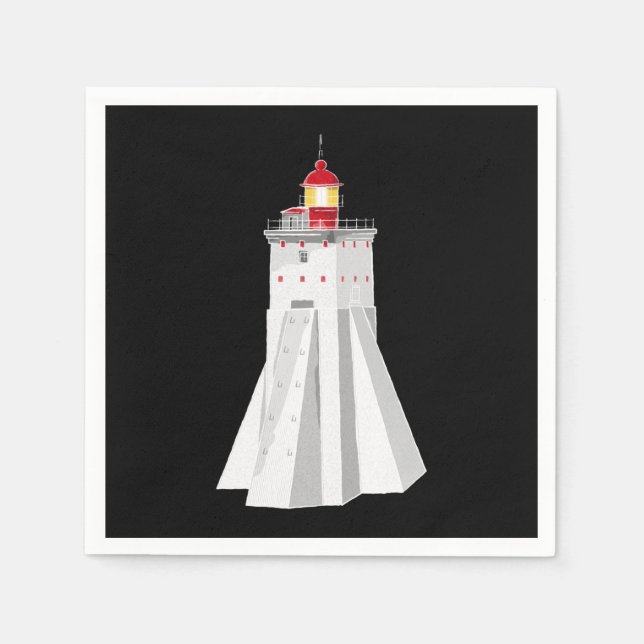 Serviette En Papier Phare de Kopu (Devant)