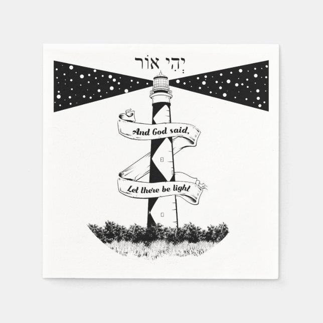 Serviette En Papier Phare de Land's End John o'groats (Devant)