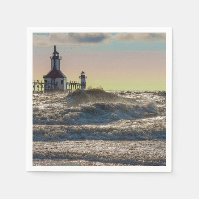 Serviette En Papier Phare Saint-Joseph (Devant)