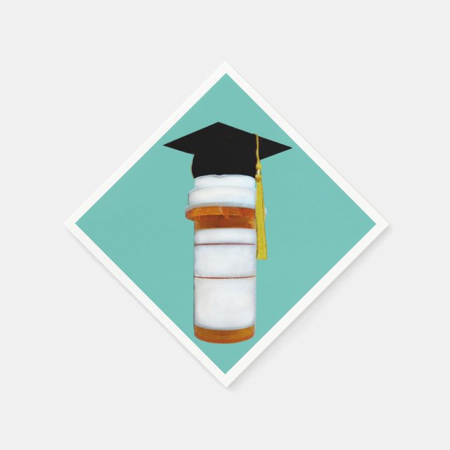 Serviette En Papier Pharmacy School Graduation (Coin)