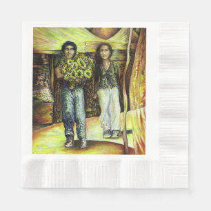 Serviette En Papier Phase de ChapeI Sixtine d'un ChaIIenge