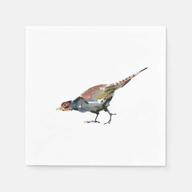 Serviette En Papier Pheasant (Devant)