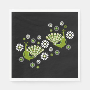 Serviette En Papier Pheasers Peacock Art