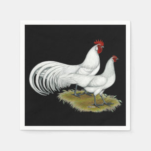 Serviette En Papier Phoenix : Paire blanche