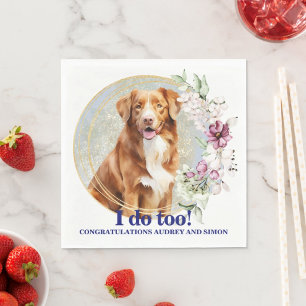 Serviette En Papier Photo de chien Novia Scotia Duck Tolling Retriever