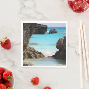 Serviette En Papier Photo de Tropical Island Coast & Sea