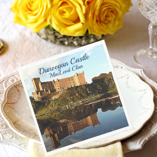 Serviette En Papier Photo Dunvegan Castle du clan écossais MacLeod (Créateur téléchargé)