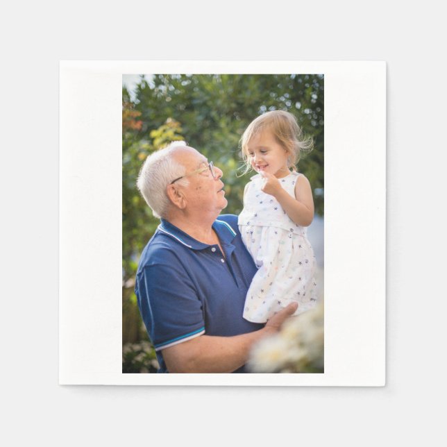 Serviette En Papier Photo personnalisée (Devant)