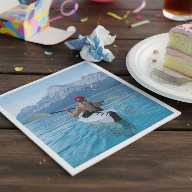 Serviette En Papier Photo personnalisée (Personalized Photo Napkins)