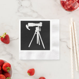 Serviette En Papier Photographe d'oiseaux en détresse