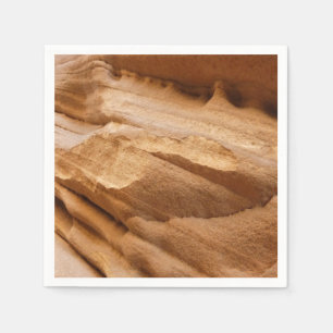 Serviette En Papier Photographie abstraite du mur du canyon de Zion II