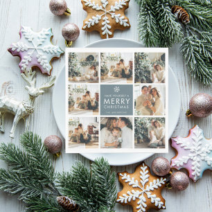 Serviette En Papier Photos Multi Holiday   Merry Christmas  