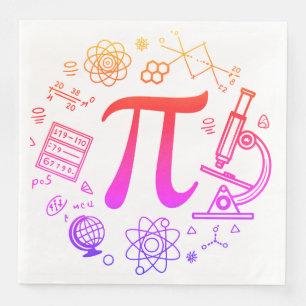 Serviette En Papier Pi Enthousiaste