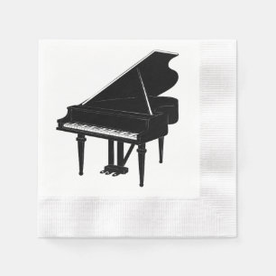 Serviette En Papier Piano