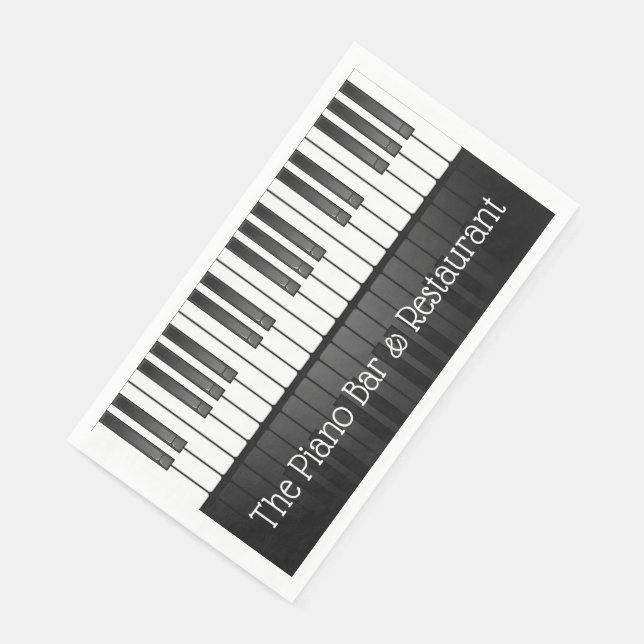 Serviette En Papier Piano Clavier Design Serviettes clients serviettes (Coin)