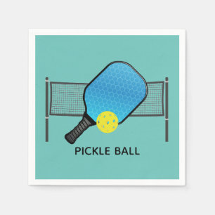 Serviette En Papier Pickle Ball Pickle Ball Design Papier