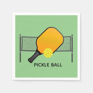 Serviette En Papier Pickleball Pickleball Design Papier serviettes