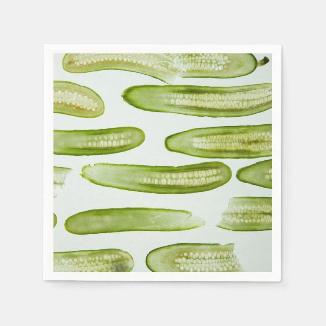 Serviette En Papier Picks Green (Devant)