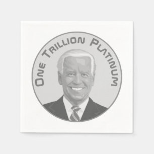 Serviette En Papier Pièce Platine à un milliard de dollars