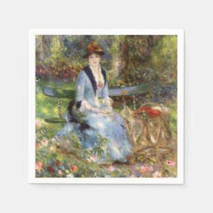 Serviette En Papier Pierre-Auguste Renoir - Dans les Roses