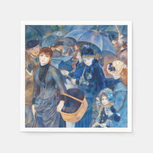 Serviette En Papier Pierre-Auguste Renoir - Les Parapluies