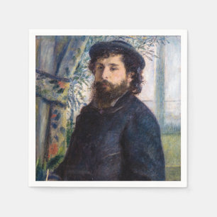 Serviette En Papier Pierre Auguste Renoir - Portrait de Claude Monet