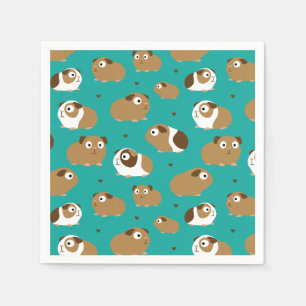 Serviette En Papier Pigs de Guinée mignonnes