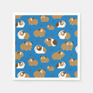 Serviette En Papier Pigs de Guinée mignonnes