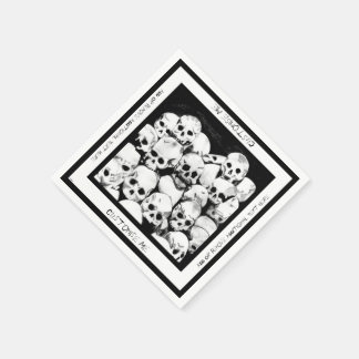 Serviette En Papier Pile-O-Skulls