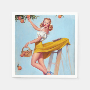 Serviette En Papier Pin de pêches