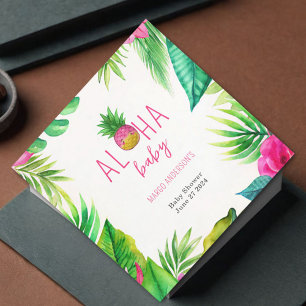 Serviette En Papier Pineapple Jungle Pacificateurs Baby shower fille r