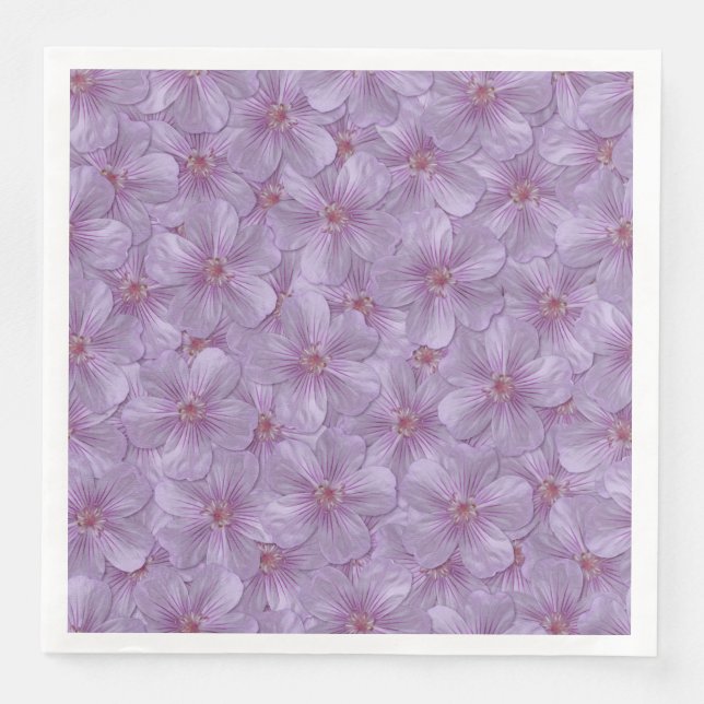 Serviette En Papier Pineywoods Geranium Motif sans soudure (Devant)